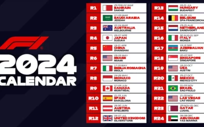 Confirmed 2024 Formula 1 schedule